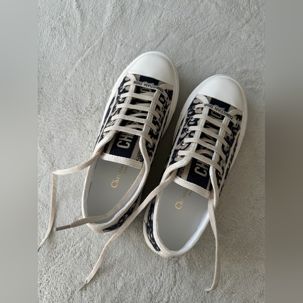 Dior Women White and Black Athletic Shoes